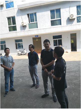 蕉城区伍银多副区长调研核心区重点企业